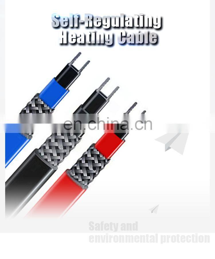 China Supplier Flexible Glass Fiber Heating Belt Ce Certification Best Selling Heating Cable  Kit