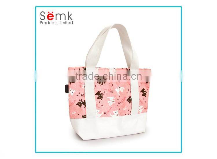 Standard size tote bag plain canvas rectangular tote bag for ladies