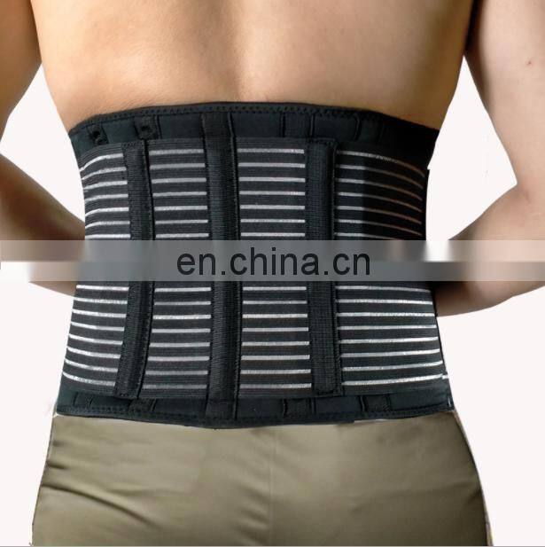 Custom-made weight lifting waist band for bodybuilding and keeping warm with waist plate protruding belt