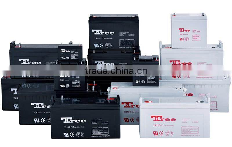 Free maintenance ups system battery 12V 24Ah rechargeable lead acid batteries