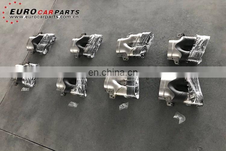 2019 W205 C43 diffuser for C-class W205 sport 2014-2019 to C43 sedan style diffuser with oval exhaust tip for W205 diffuser