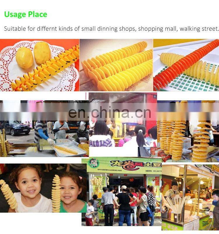 Best Quality Popular Twist Potato Spiral Cutter Machine/Tornado Twist Machine for Batata
