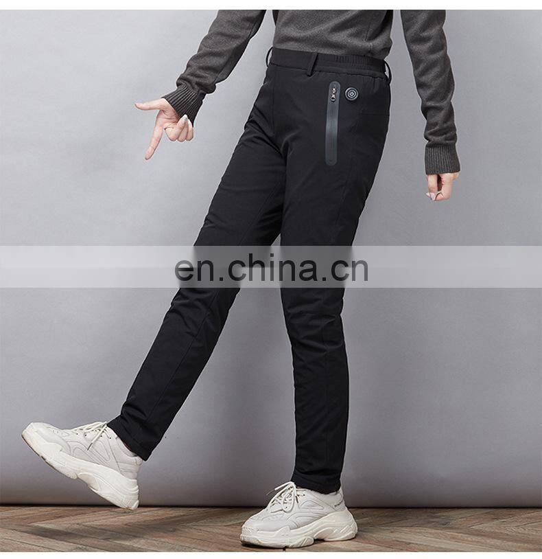New smart constant temperature knee pad heating pants winter lovers plus velvet thickening men and women heating pants