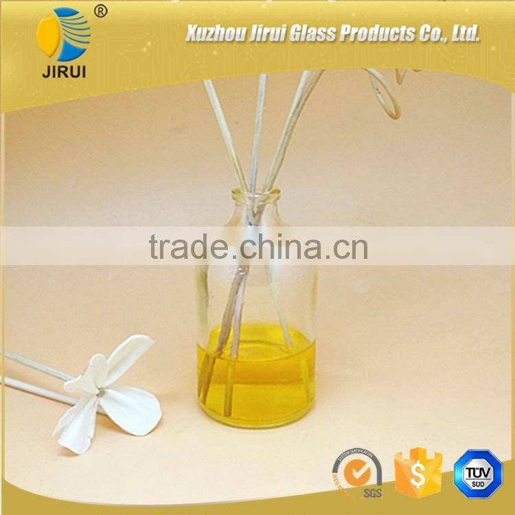 empty transparent aroma fragrance oil diffuser glass bottle