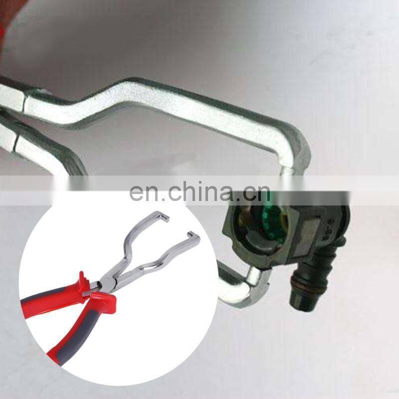 Fuel Line Clip Pipe Plier Disconnect Removal Tool Car Hose Clamp Plier Car Angled Clip Plier Tube Bundle Removal Repair Tool