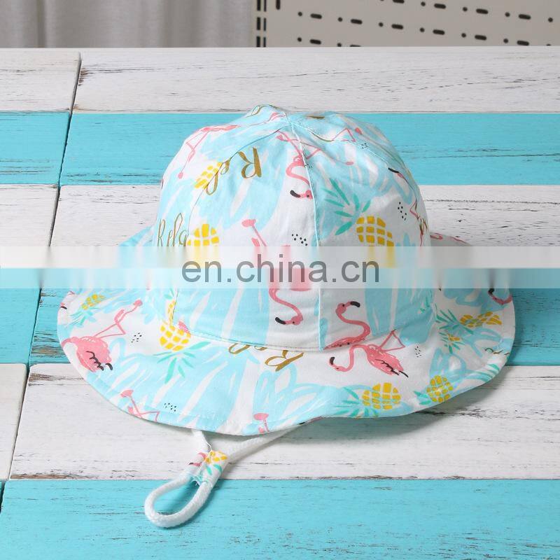 2022 New Summer Baby Sun Hat Children Outdoor Neck Ear Cover Anti UV Protection Beach Caps Boy Girl Swimming Hats For 0-8 Years