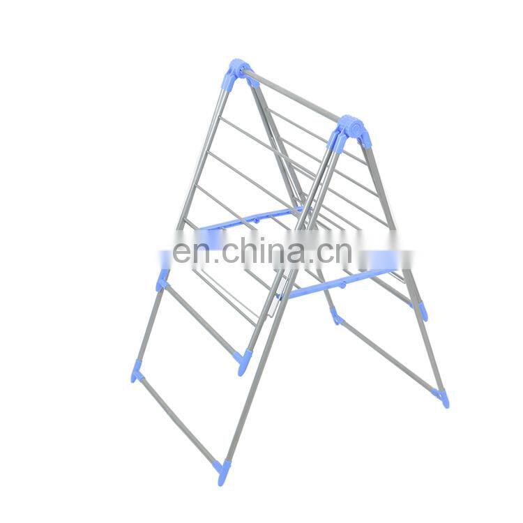 Thickened clothes rack indoor and outdoor multi-function clothes rack does not need to install clothes rack