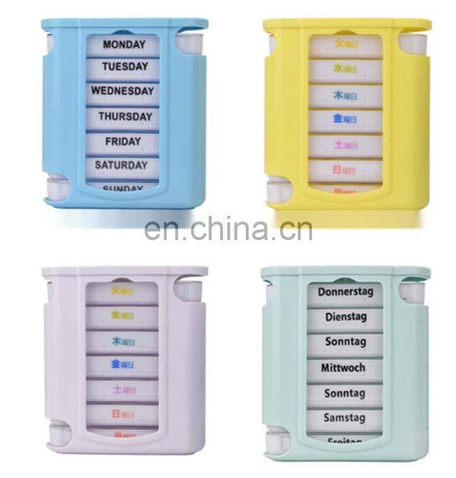 Pinbo Pretty Plastic Weekly Pill Box