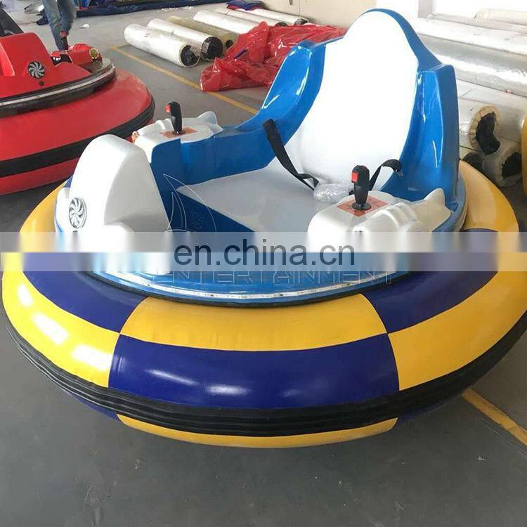 Shopping center round inflatable bumper car 1 seat ice bumper car
