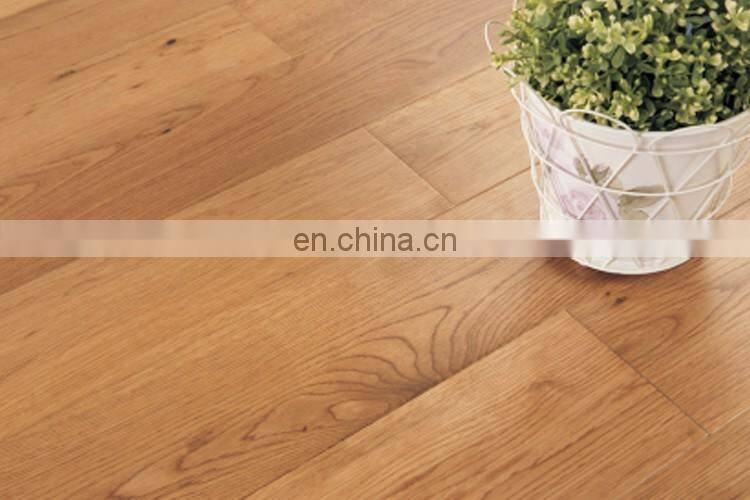 Bergeim Floors Multi-Layer white base and white brushed Engineered Wood Flooring Oak