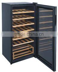 Stainless steel single door wine refrigerator
