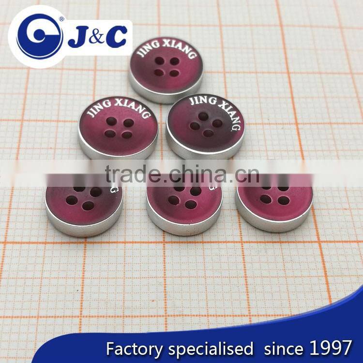 Natural Black Pteria shell buttons for shirt JC1625