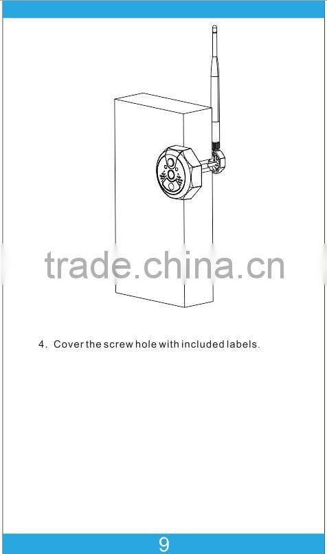 Winovatech smart bell hot sale smart home IP camera model H8 with android and ISO apps