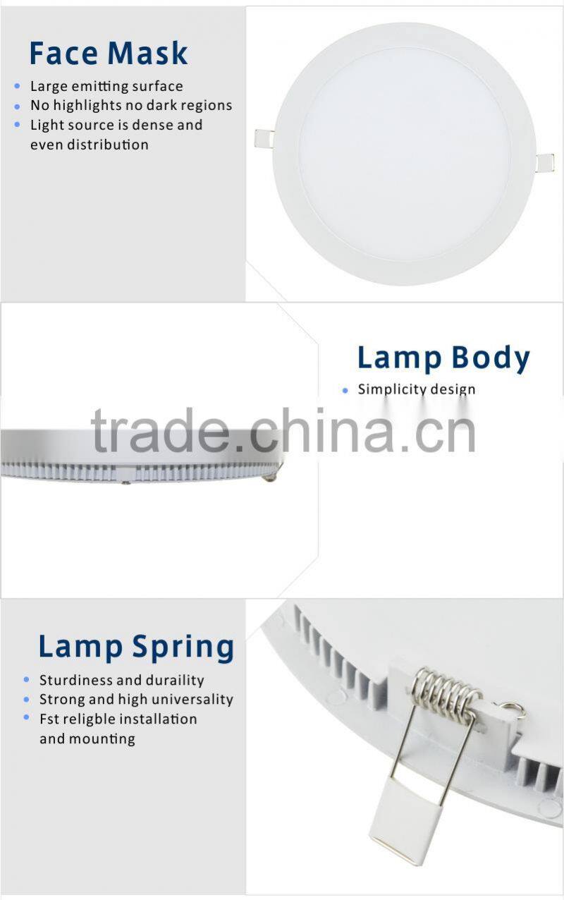 CE RoHS,Aluminum 12w Ultra-Thin LED Flush Mount Ceiling Panel Light