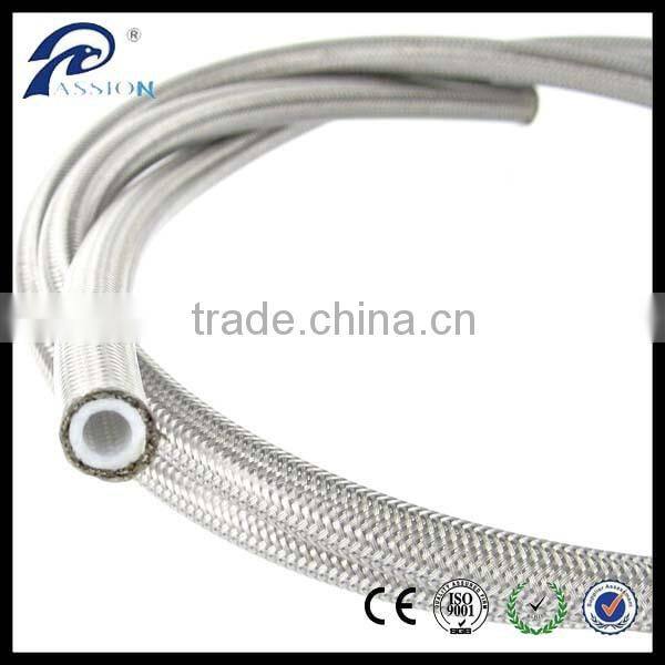 6mm ptfe tube with stainless steel braid(SAE 100R14)