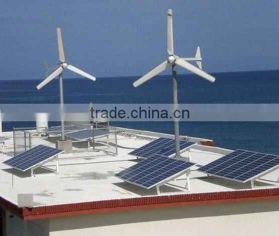 1kw 2kw 3kw 5kw wind solar power hydrid system for home on-grid off-grid