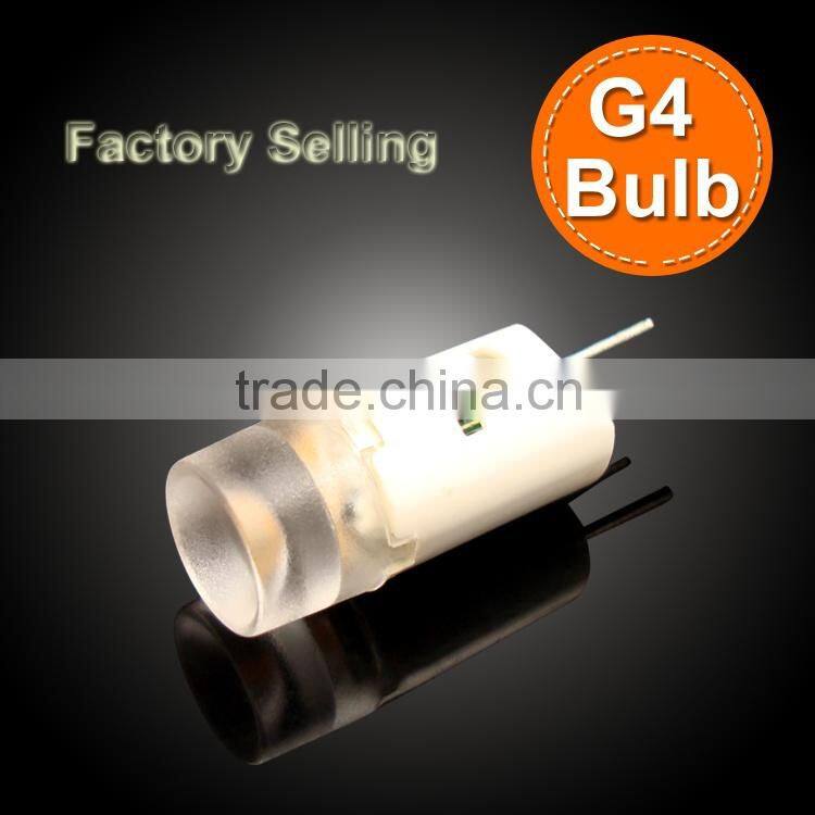12V,80LM,2W,CE,LED indoor light,decorative light,heat conductive PC housing G4 bulb