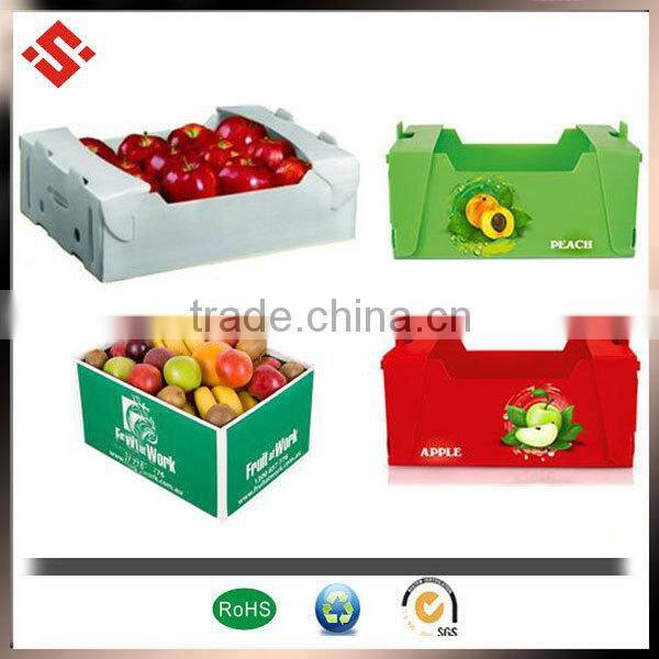 2015 wholesale coroplast PP fruit tray