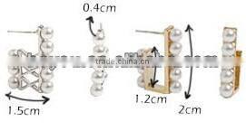 You who came from the stars-JunJiHyun (Chunsongyi) ANGULATE peal earrings