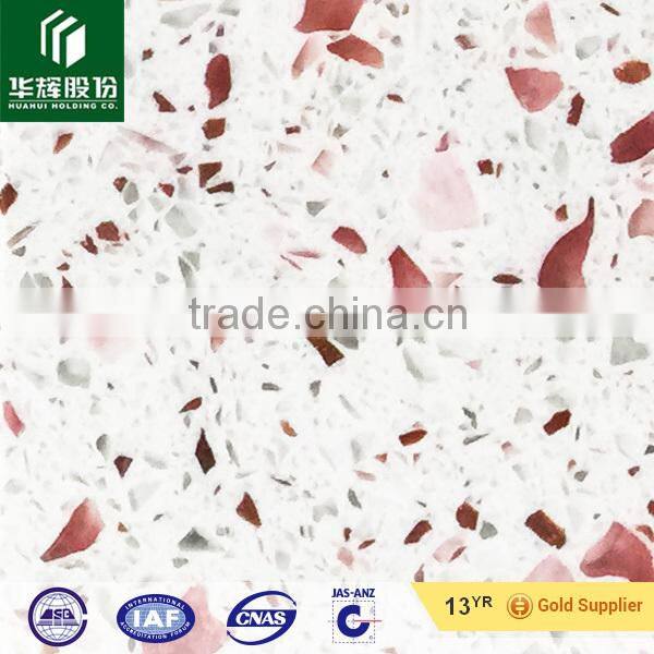 Multi-white quartz stone big slabs for countertops vanity tops