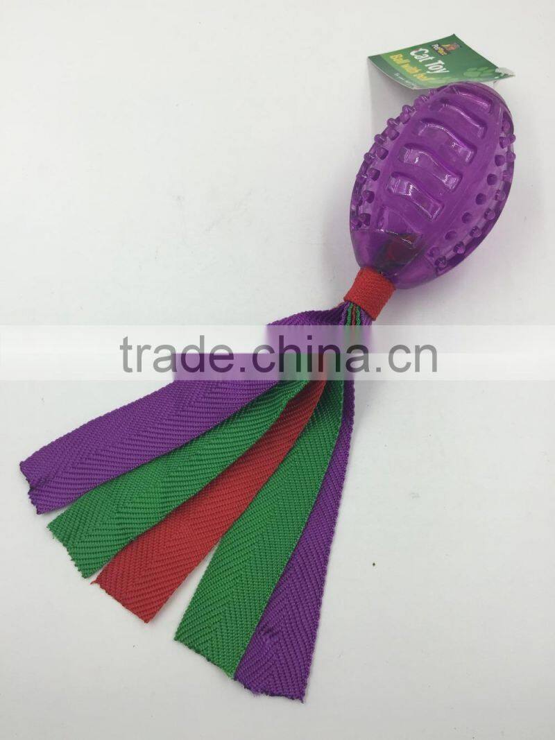 Pet rubber toy,Oval rubber ball,