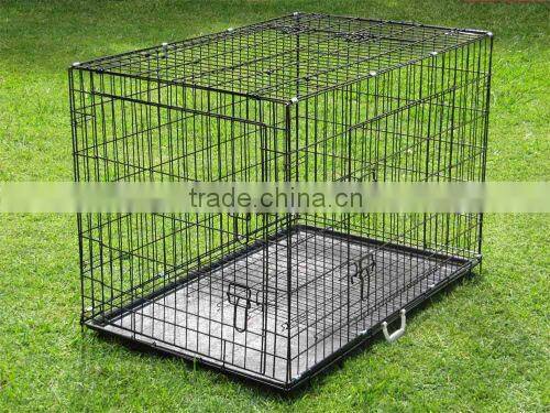 3 Door 36 Metal Wire Collapsible Pet Dog Cage