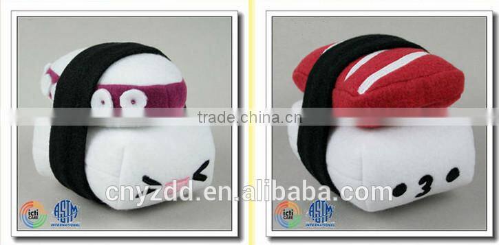 Custom Japanese plush sushi toy/soft sushi toy
