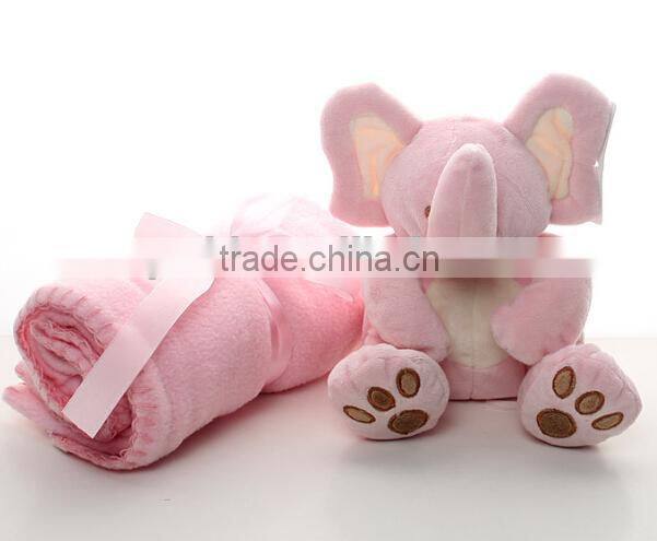 Baby Blanket and Pillow Set / Foldable Blanket Pillow / Baby Plush Blanket