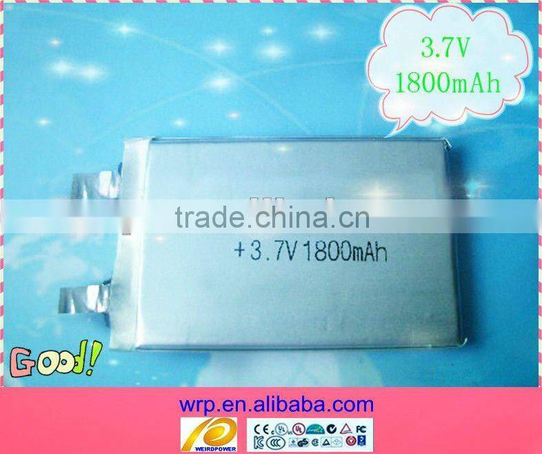 1800mAh 3.7v rc helicopter battery