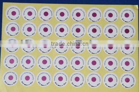 EO sterilization chemical Indicator label