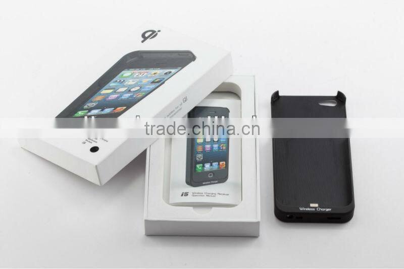 Newest High Quality Wireless Charger Receiver Battery Case for 5s