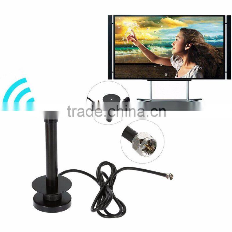 W25 Indoor Digital TV Antenna 25dBi High Gain Full HD 1080p VHF / UHF DVB-T-Aerial F IEC Male Connector for HDTV/DTV /TV F Male