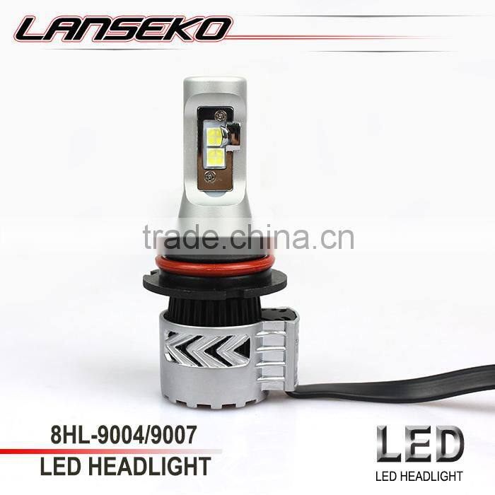 New product auto parts 6500k led headlight 6000lm car led headlamp conversion kit