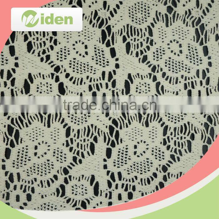 2016 new items white color net lace organic lace fabric
