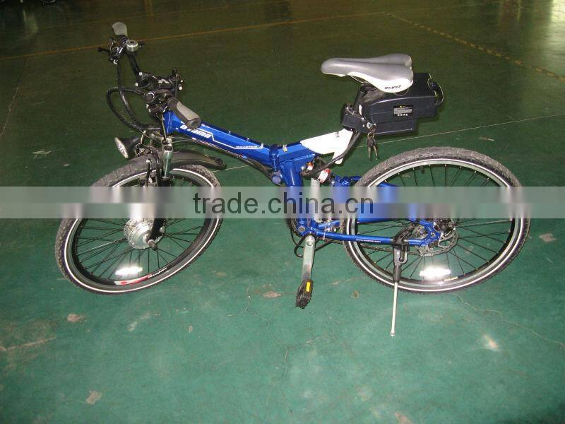 folding electric mountain bike