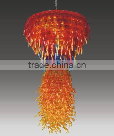 Modern glass pendant lamp, Hand Blown glass pendant light for chandelier RT8005