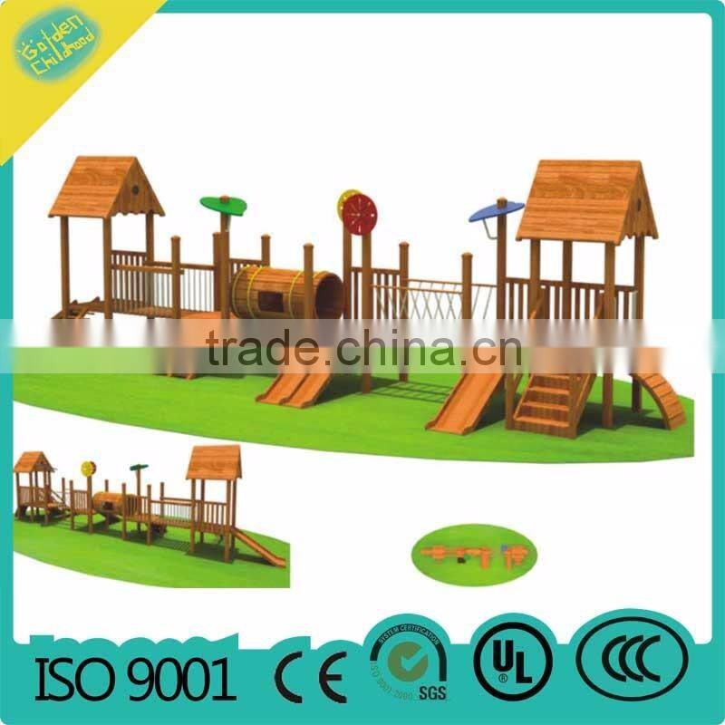 wooden children playground,games wooden slide MBL02-M84