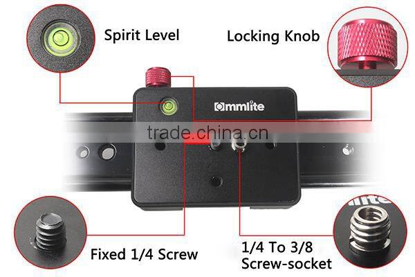 Aluminum Alloy Video Camera Track Slider Dolly Slider Table Dolly Car 60cm