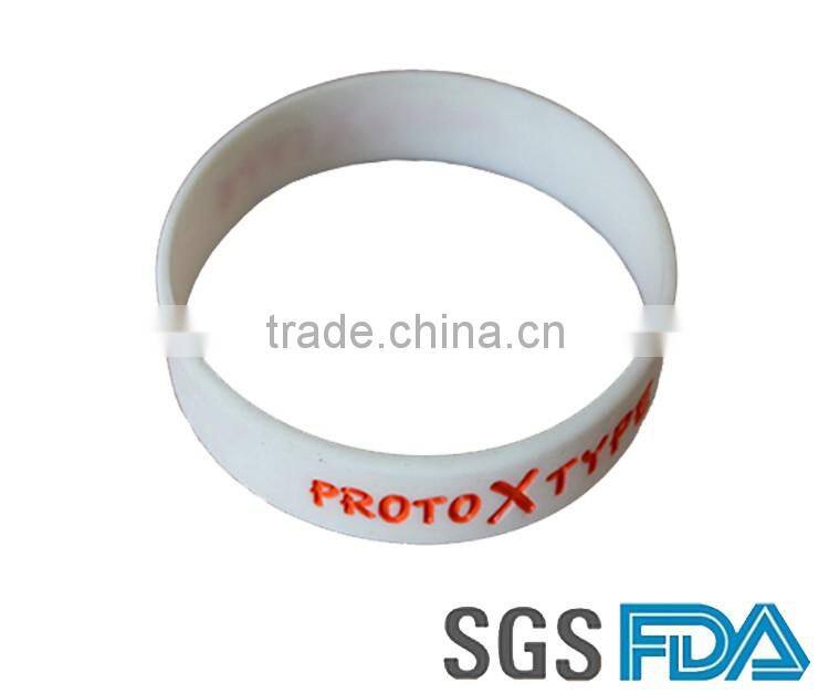 HOT silicone wrist band/personalized silicone bracelet/silicone rubber bracelet