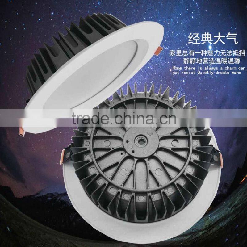 High quality Die Casting LED Downlight 7w 9w 12w 15w 18w 24w 36W SMD5730 LED Ceiling Lamp Porsche Tires