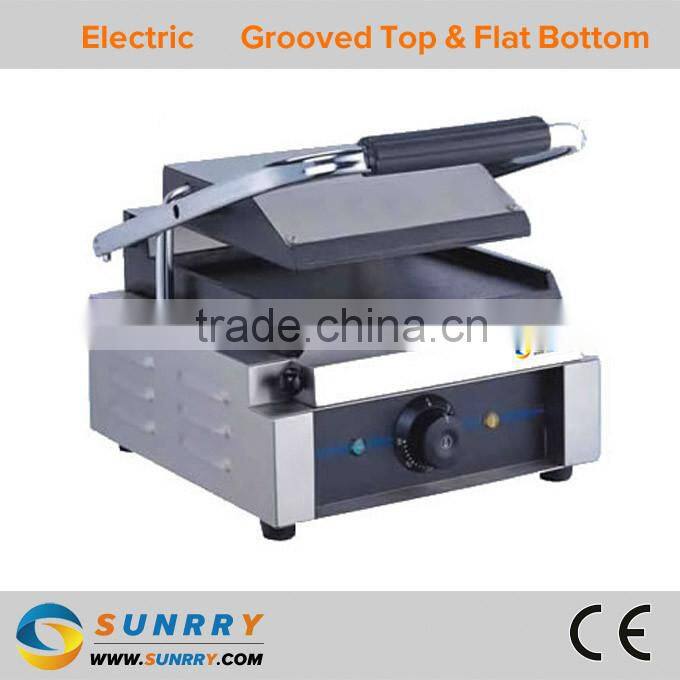 Built electric grill and griddle with stainless steel griddle pan (SY-GR210B SUNRRY)