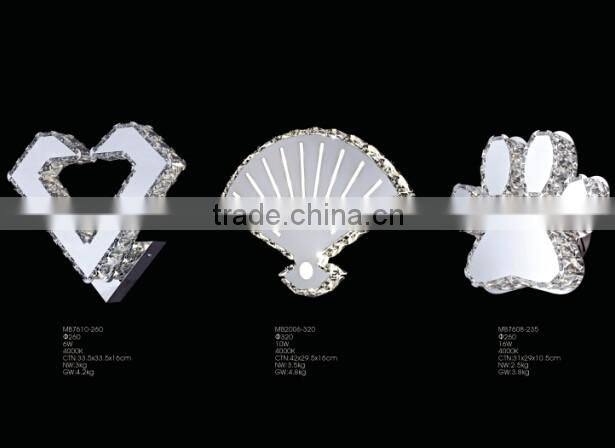 led crystal wall lamp modern bedroom furniture crystal lamps