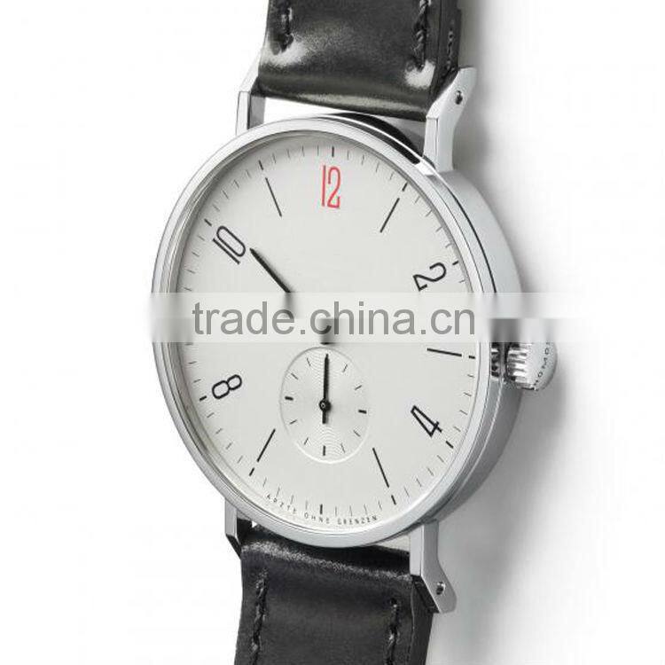 classic men wrist automatic movement two hand with second hand dial made in germany