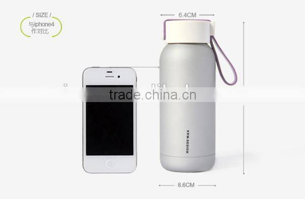 X&W 250ml double wall 304 stainless steel vacuum bottle
