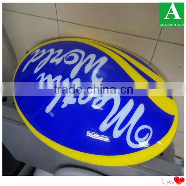 China Supplier Blister Car Top LED Lightbox For Tesla Taxi