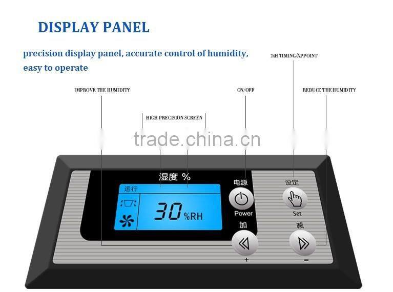 163L/D to 1200L/D high effect multi-functional adjustable humidistat commercial LED display industrial dehumidifier