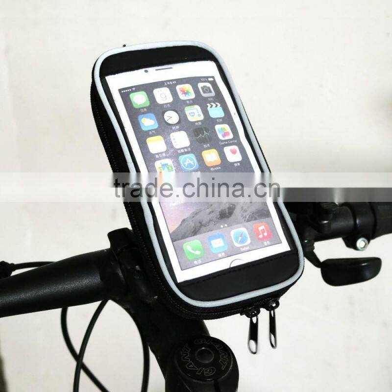 Outdoor Sports Cycling Riding Bicycle Bag for Cellphone Transparent Pouch for Phone