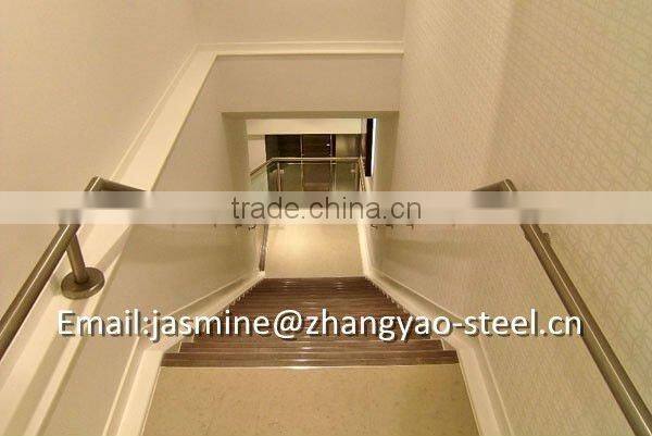 Stainless steel staircases handrails design