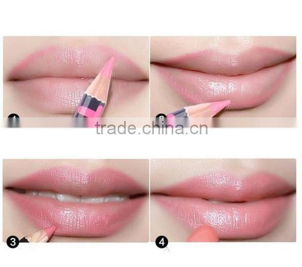 MENOW Makeup Hot Selling Wood Lip liner Pencil,Turelips liner Set