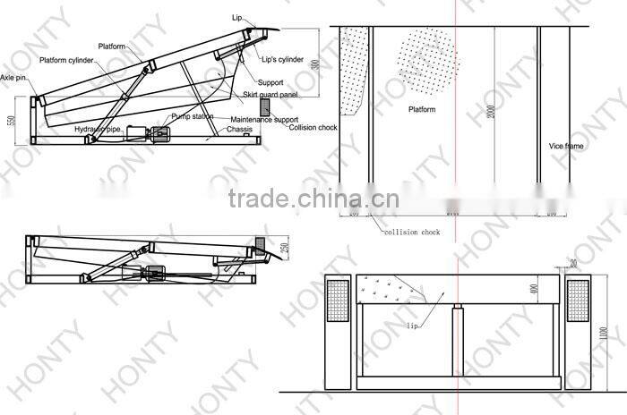 motorcycle dock ramp steel car ramp